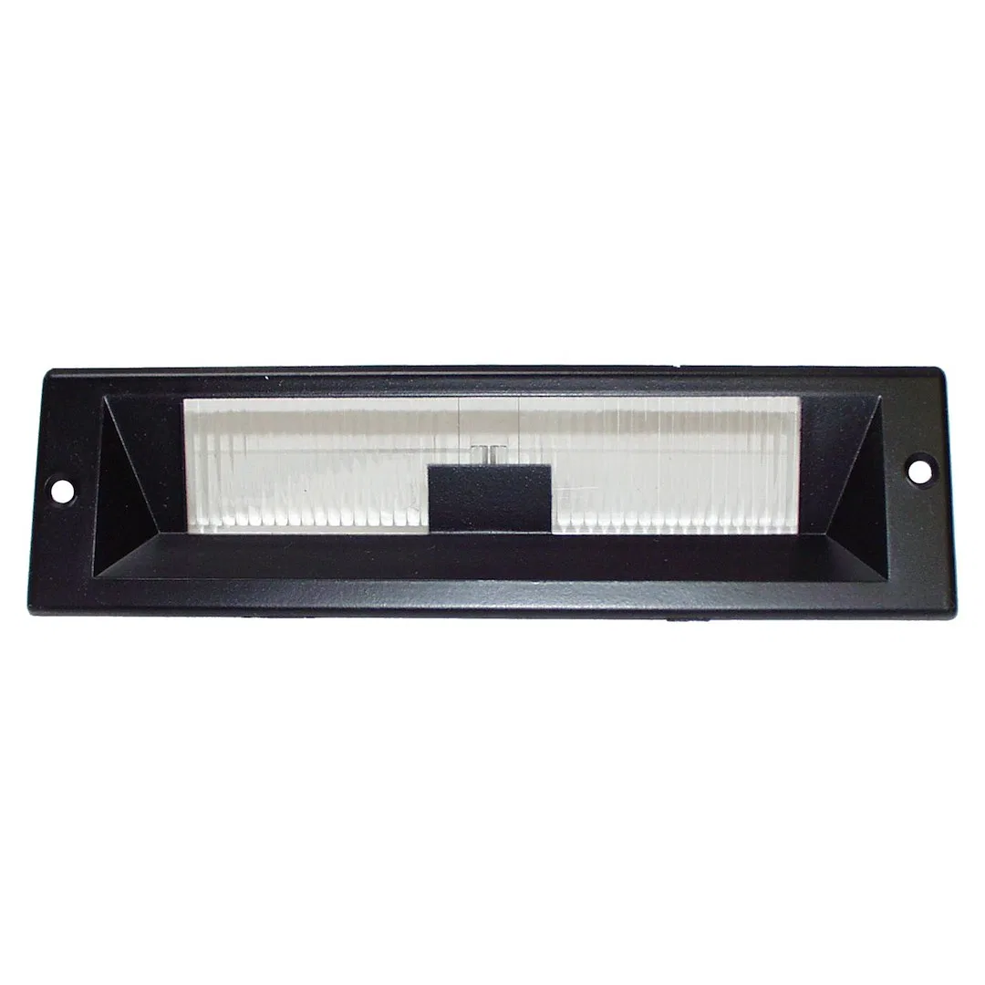 56000409 – CROWN AUTO License Plate Light, Center Mounted White Housing